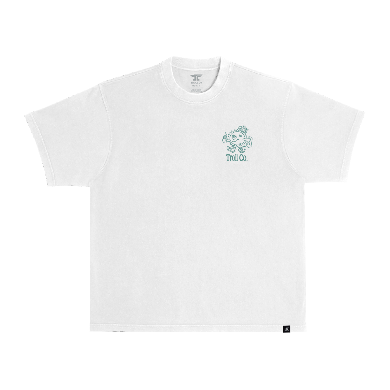 Men's Coffee Day Heavyweight Pigment Dye T-Shirt - Color: White