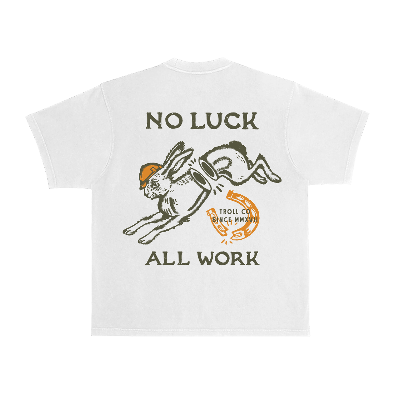 Men's Nolaw Hops Heavyweight Pigment Dye T-Shirt - Color: White