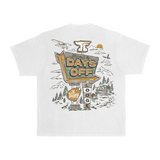 Men's Days Off Lodge Heavyweight Pigment Dye T-Shirt | Color: White