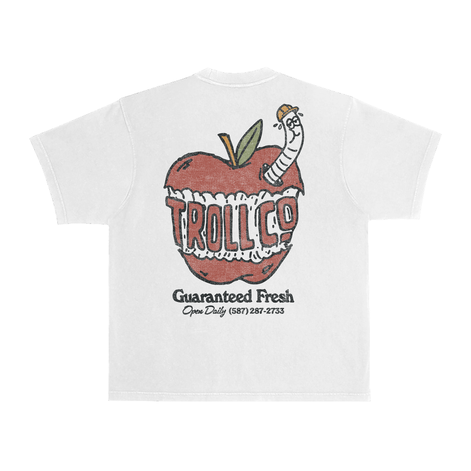Men's Guaranteed Fresh Heavyweight Pigment Dye T-Shirt | Color: White