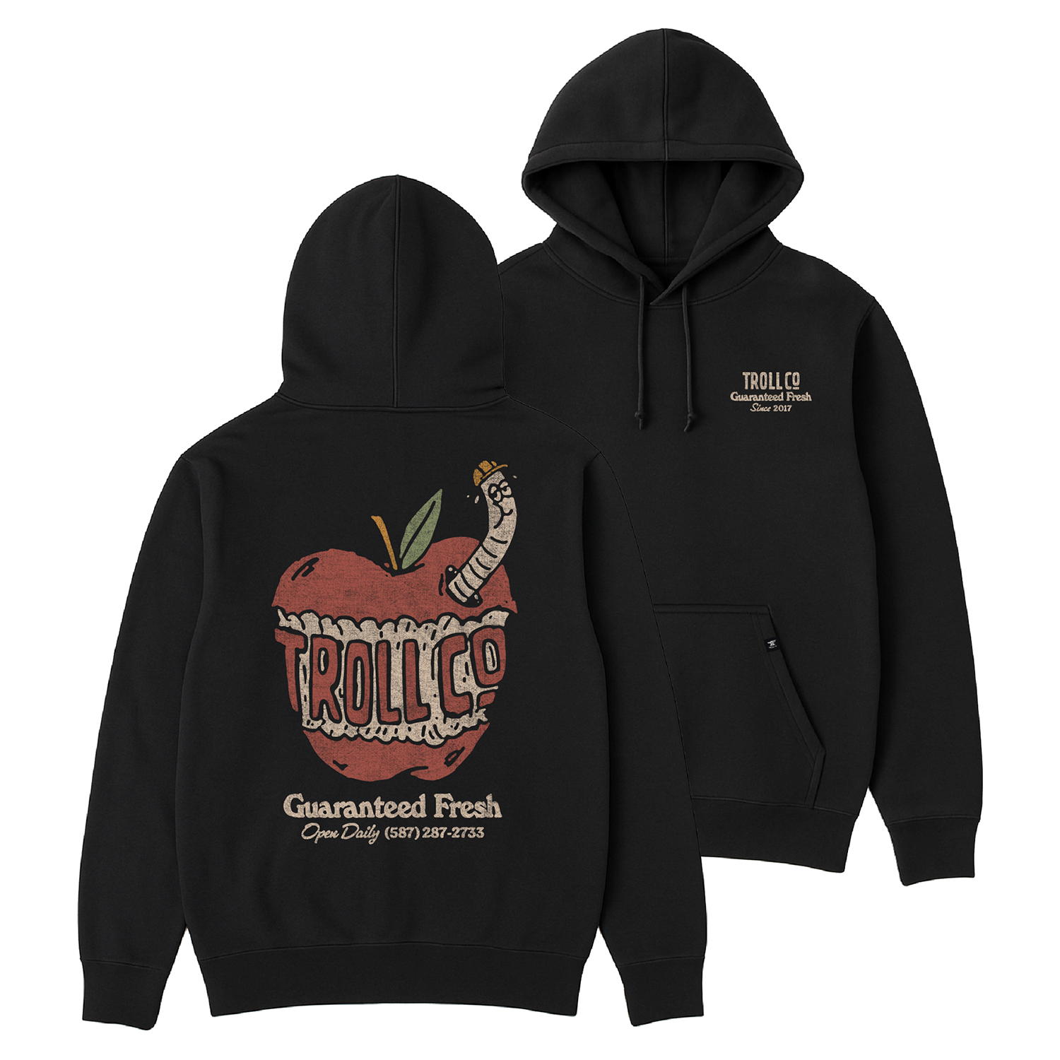 Men's Guaranteed Fresh Hoodie | Color: Black