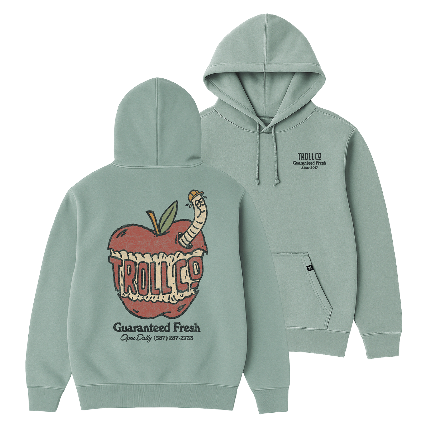 Men's Guaranteed Fresh Hoodie | Color: Sage