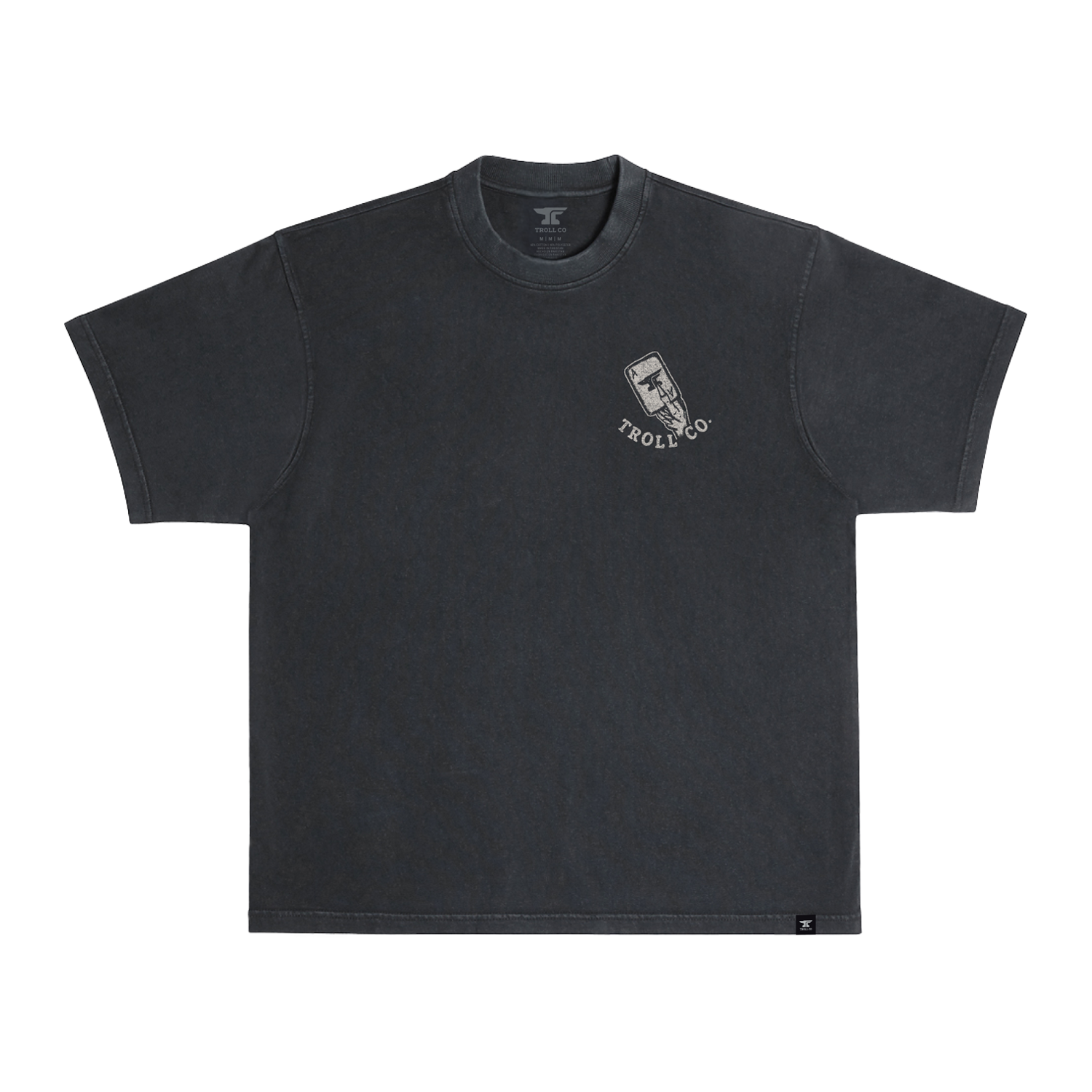 Men's Hard Luck Heavyweight Pigment Dye T-Shirt | Color: Black