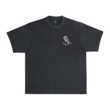 Men's Hard Luck Heavyweight Pigment Dye T-Shirt | Color: Black