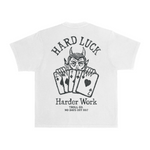 Men's Hard Luck Heavyweight Pigment Dye T-Shirt | Color: White