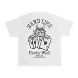 Men's Hard Luck Heavyweight Pigment Dye T-Shirt | Color: White