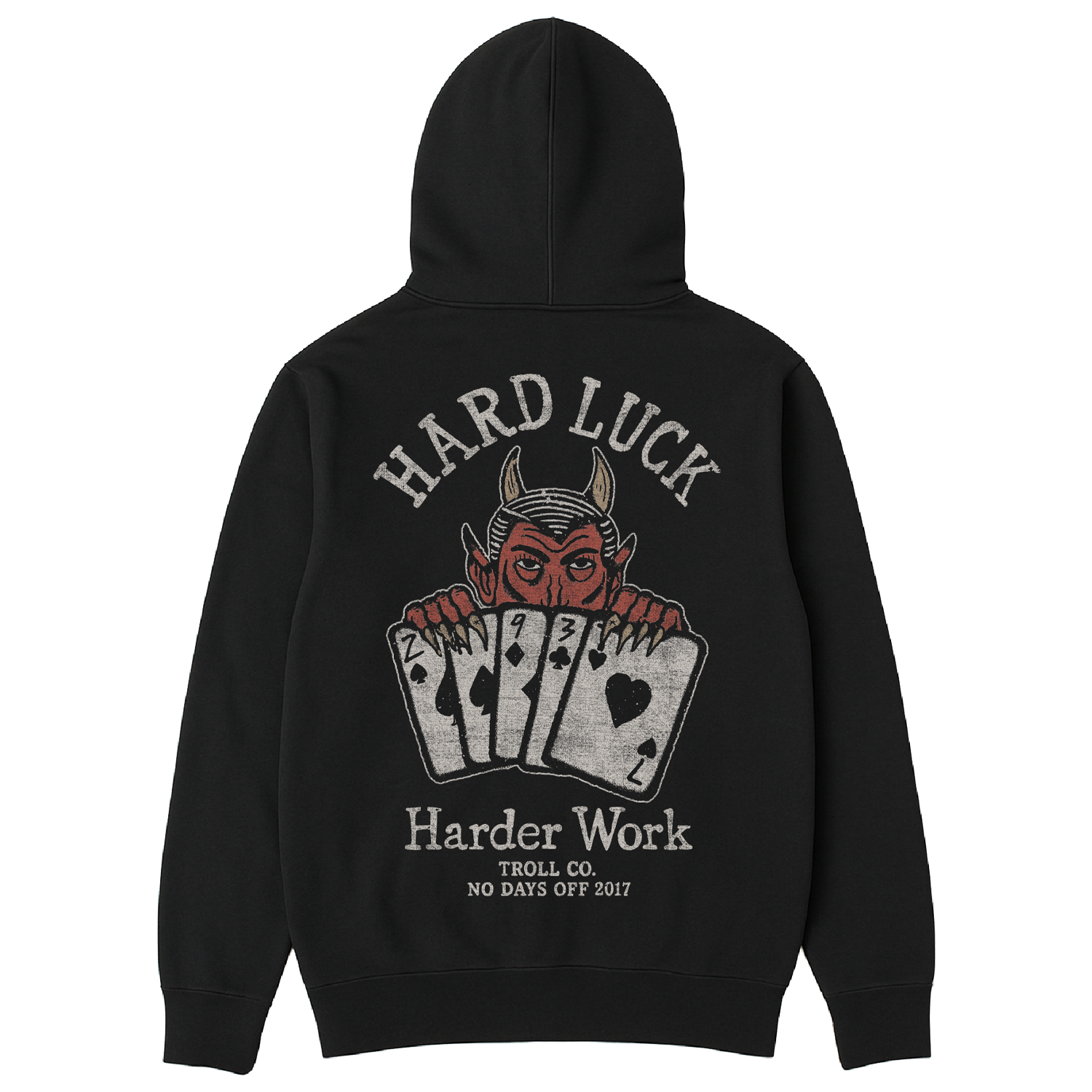 Men's Hard Luck Hoodie | Color: Black