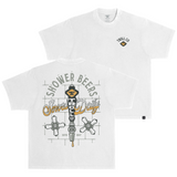 Men's Shower Beers Heavyweight Pigment Dye T-Shirt | Color: White