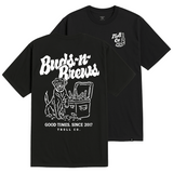 Men's Buds N Brews T-Shirt | Color: Black