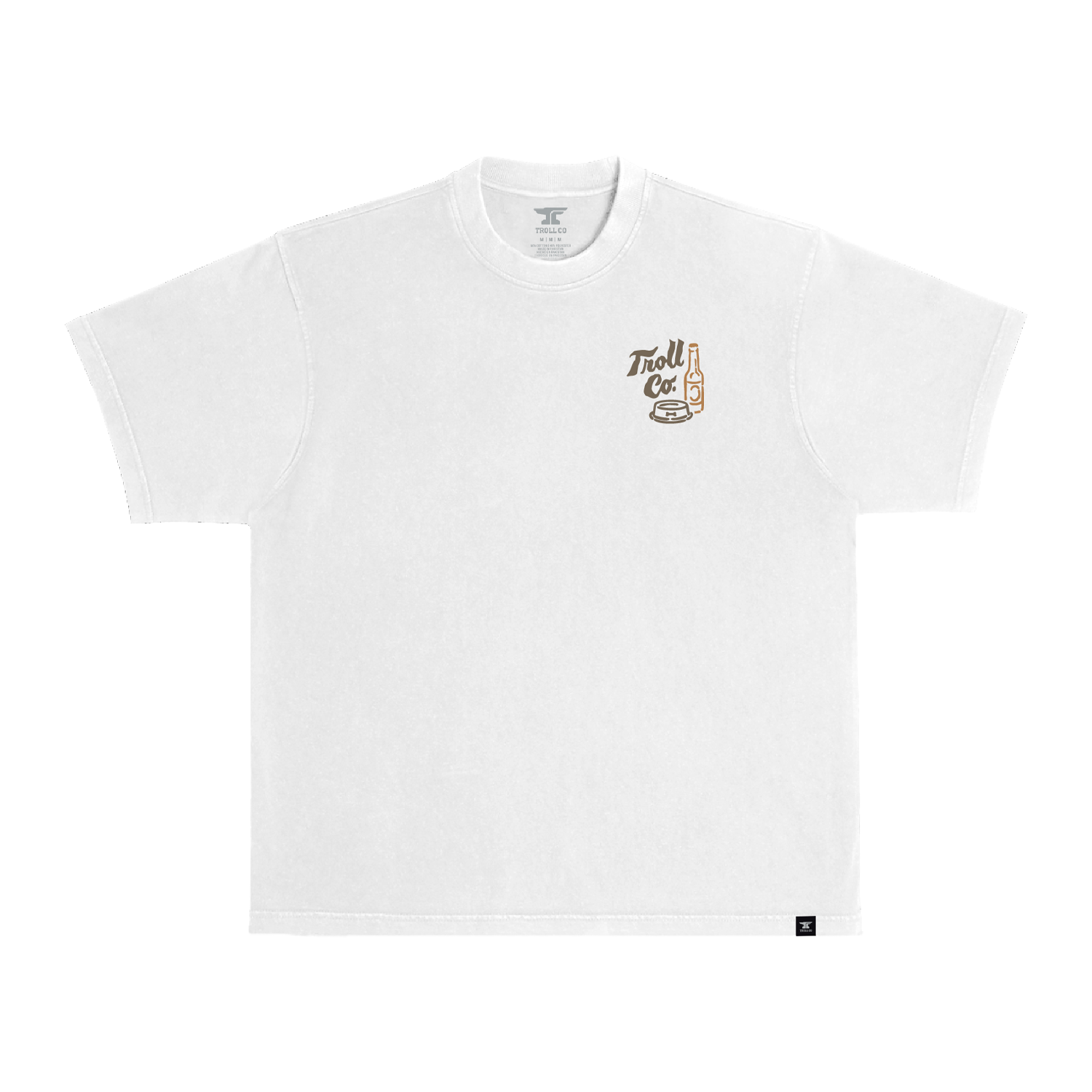 Men's Buds N Brews Heavyweight Pigment Dye T-Shirt | Color: White