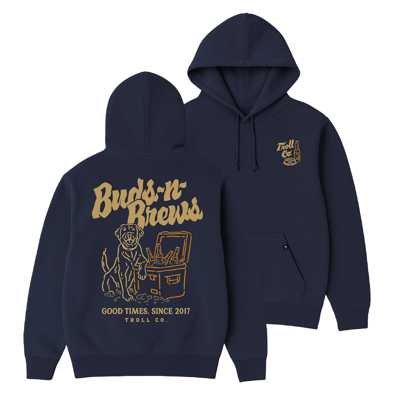 Men's Buds N Brews Hoodie | Color: Navy