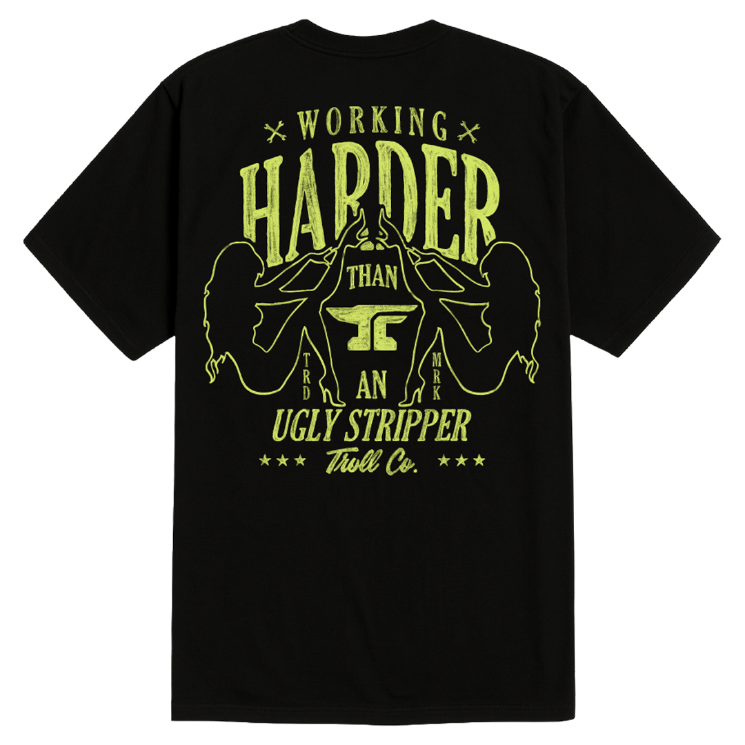 Men's WHUS XXX Glow In The Dark T-Shirt | Color: Black