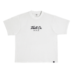 Men's WHUS XXX Heavyweight Pigment Dye T-Shirt | Color: White
