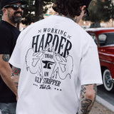 Men's WHUS XXX Heavyweight Pigment Dye T-Shirt | Color: White