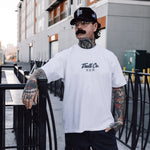 Men's WHUS XXX Heavyweight Pigment Dye T-Shirt | Color: White