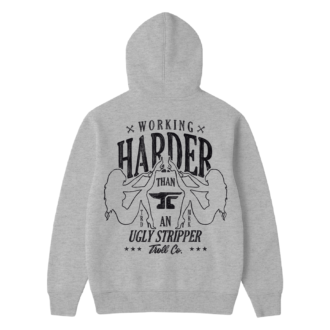 Men's WHUS XXX Hoodie | Color: Gray Heather