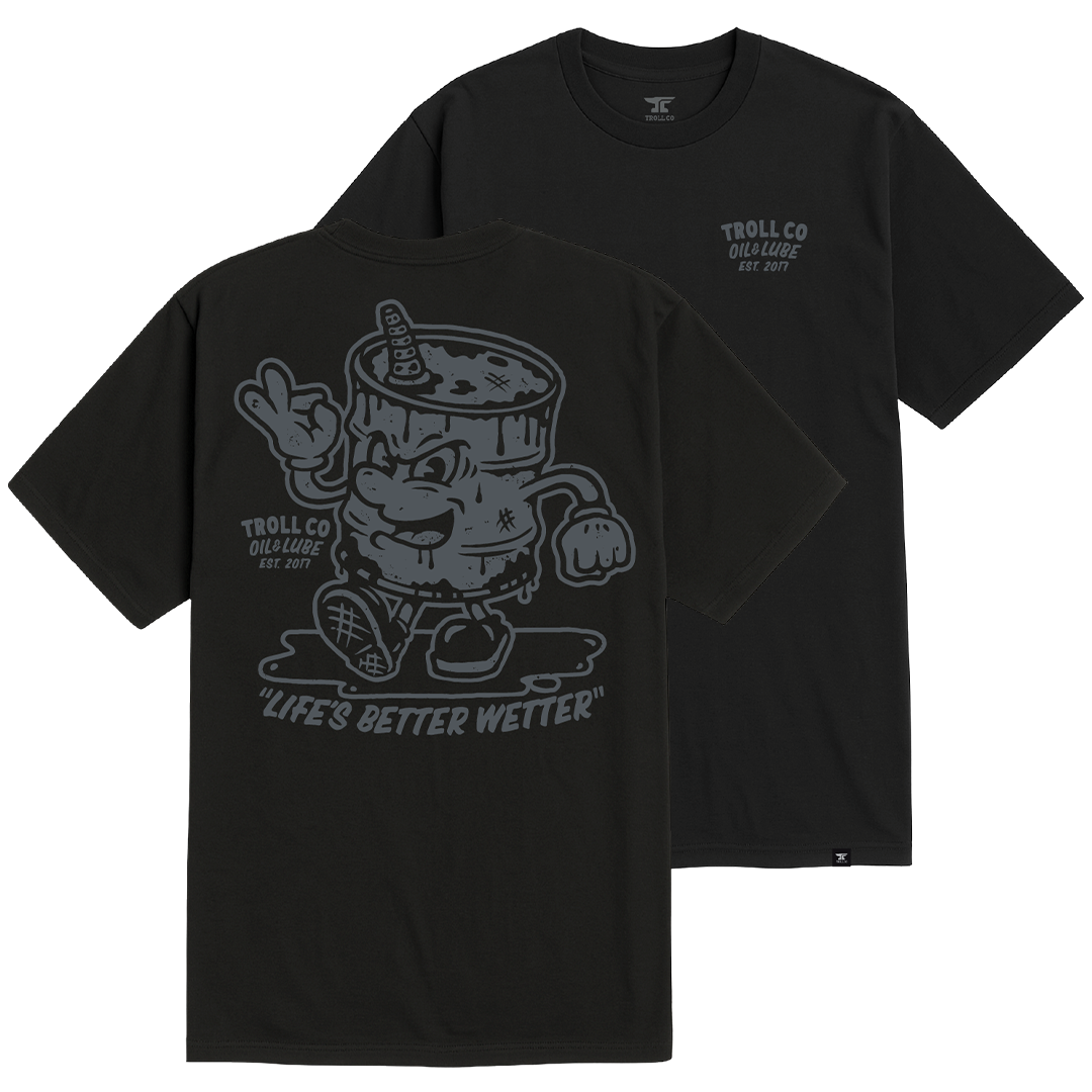 Men's Lube Dude T-Shirt - Color: Black