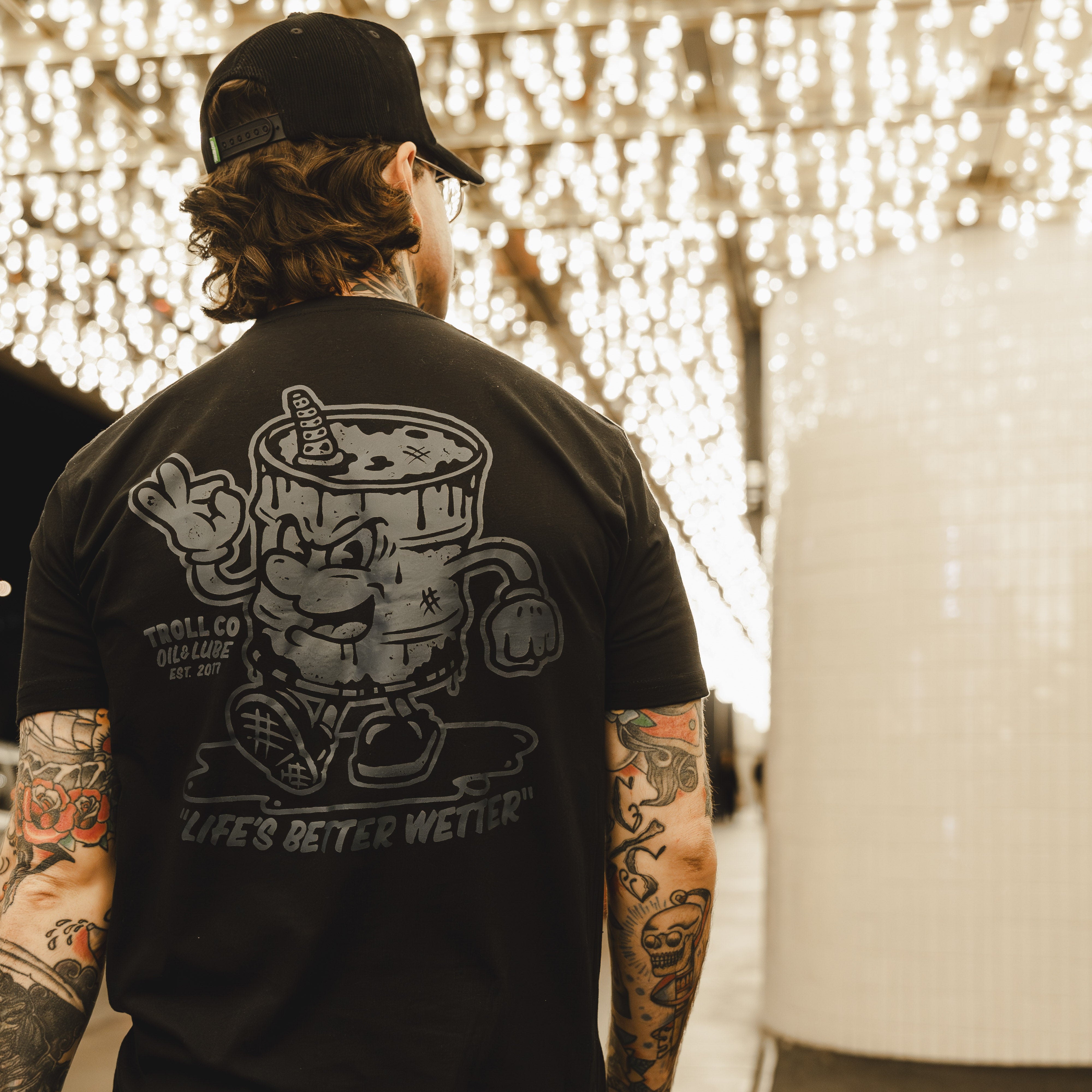 Men's Lube Dude T-Shirt | Color: Black