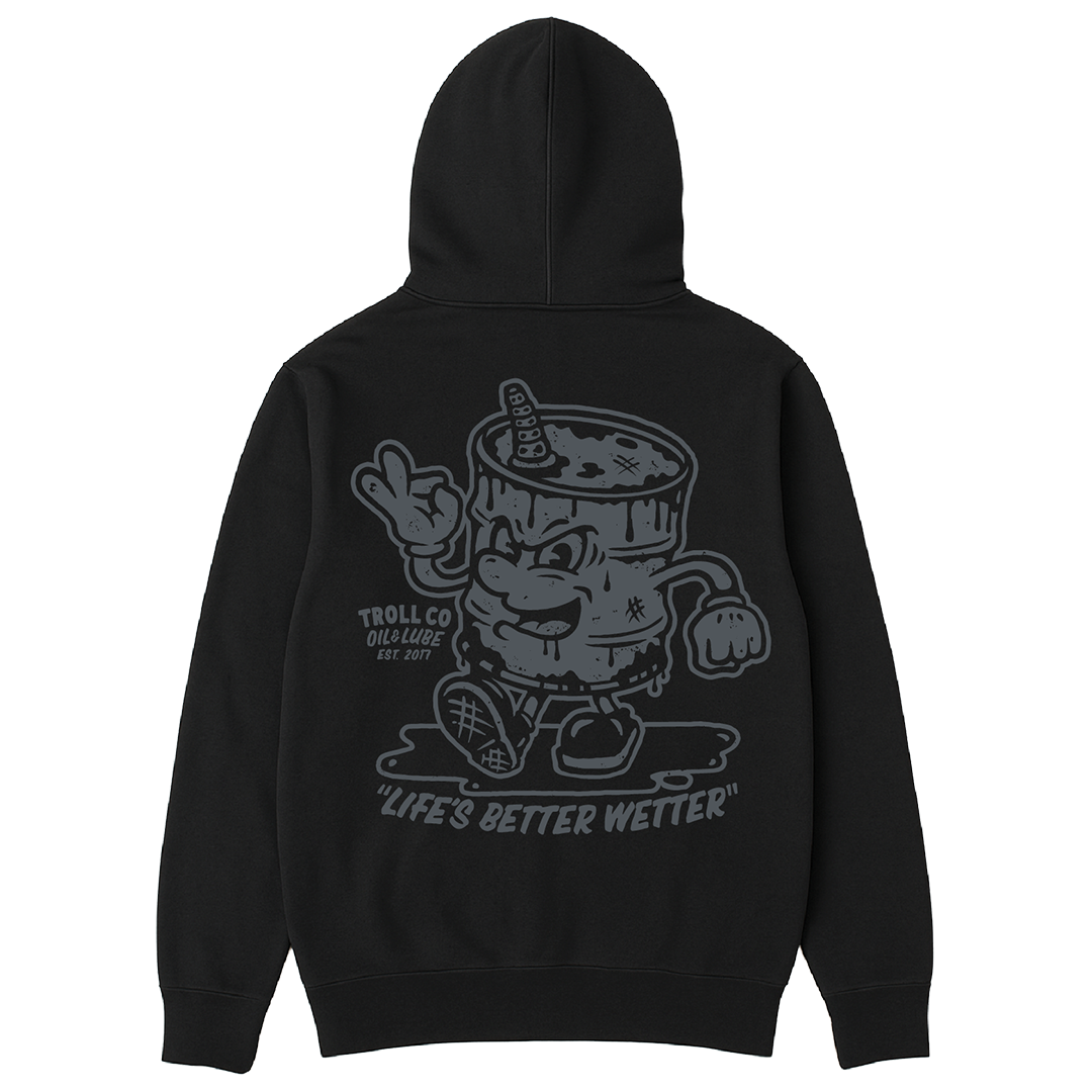 Men's Lube Dude Hoodie | Color: Black