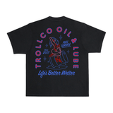 Men's Drummer Girl Heavyweight T-Shirt - Color: Black