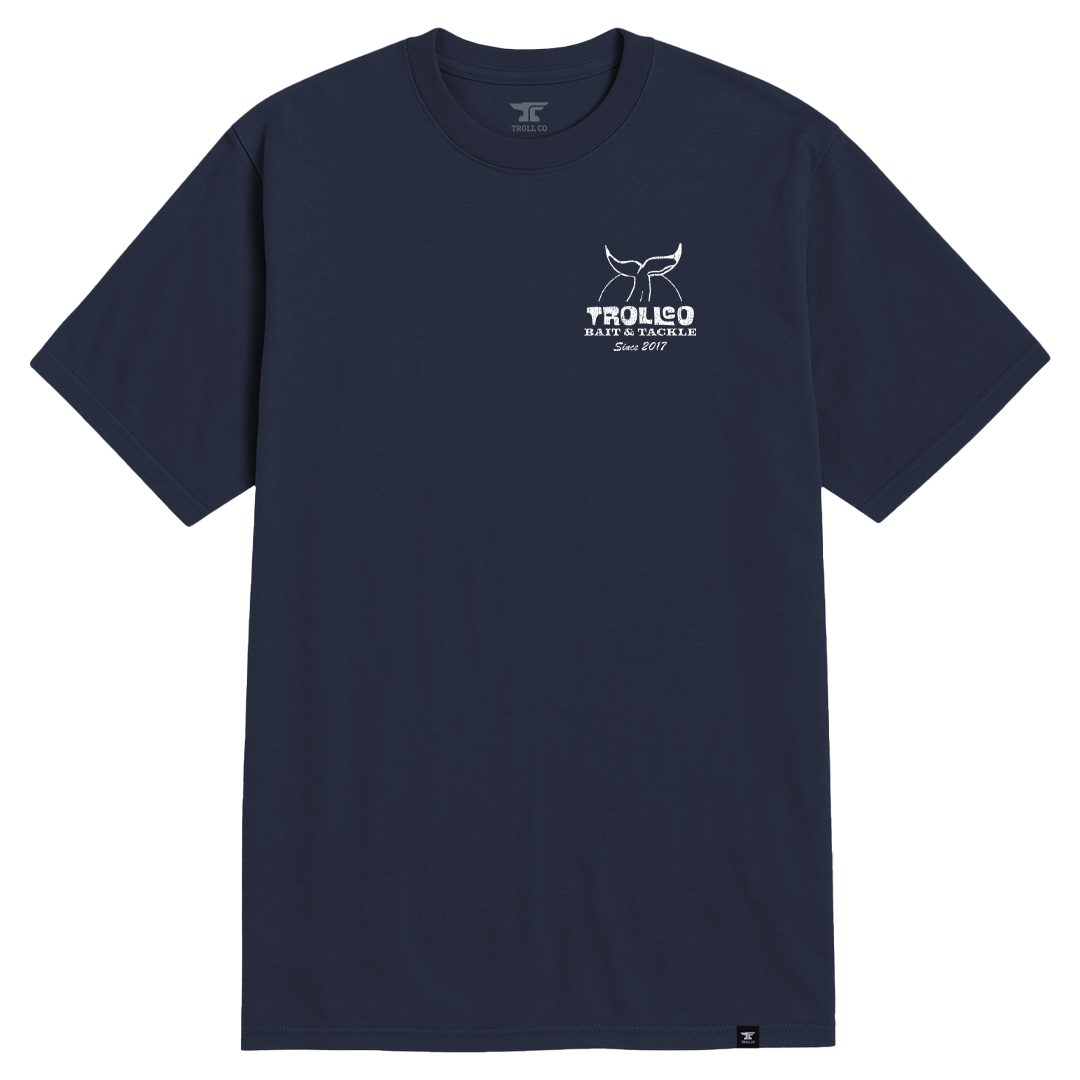 Men's Bait & Tackle T-Shirt - Color: Navy