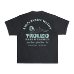 Men's Bait & Tackle Heavyweight Pigment Dye T-Shirt - Color: Black