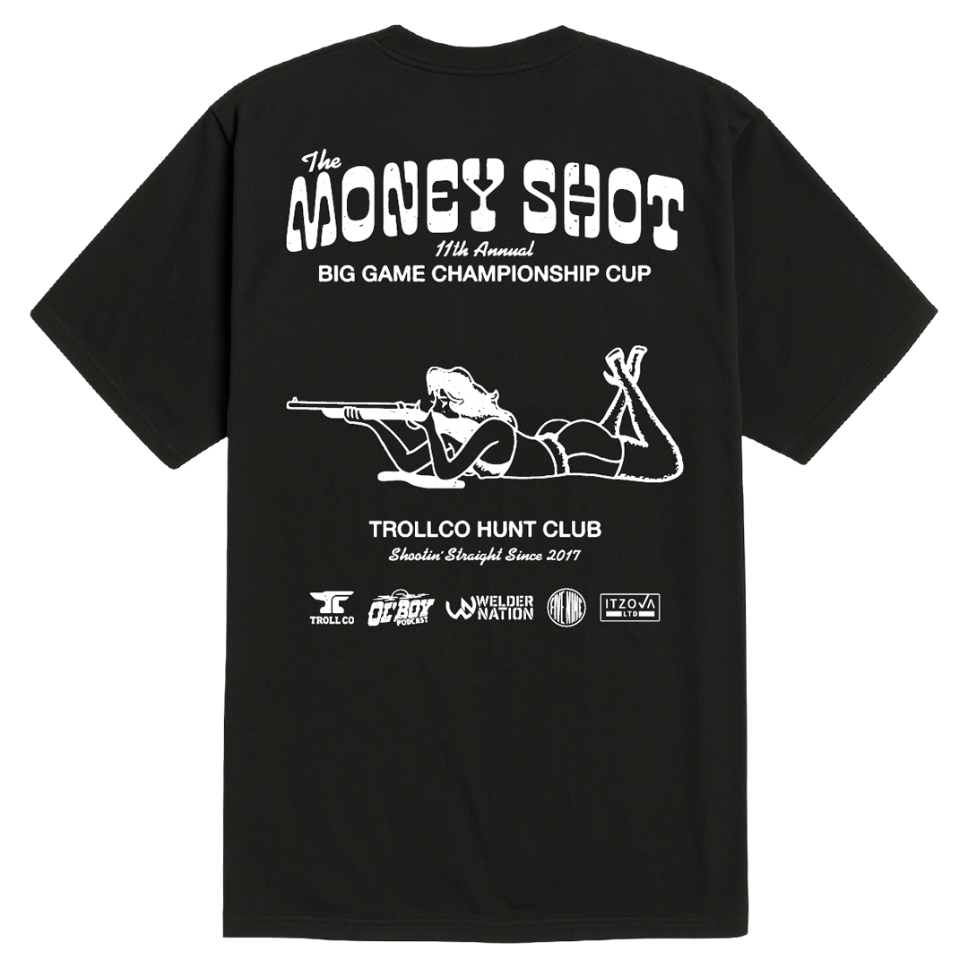 Men's Money Shot T-Shirt - Color: Black