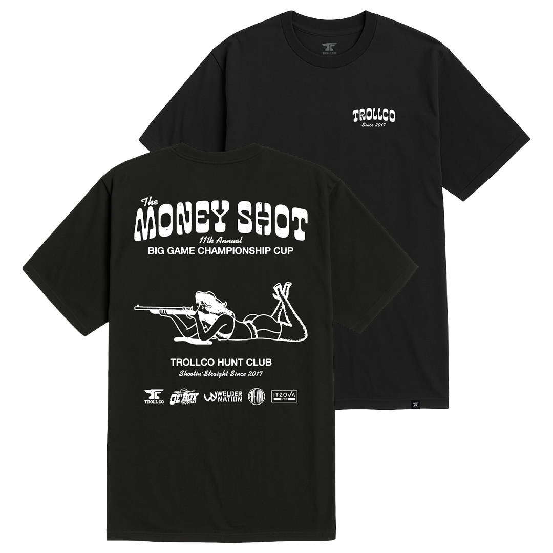 Men's Money Shot T-Shirt - Color: Black