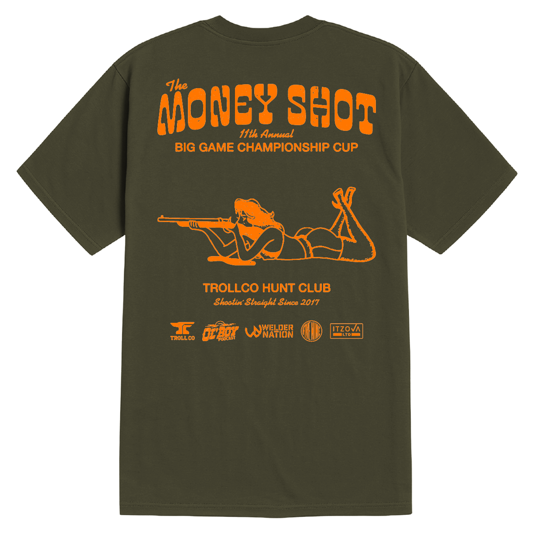 Men's Money Shot T-Shirt | Color: Military Green
