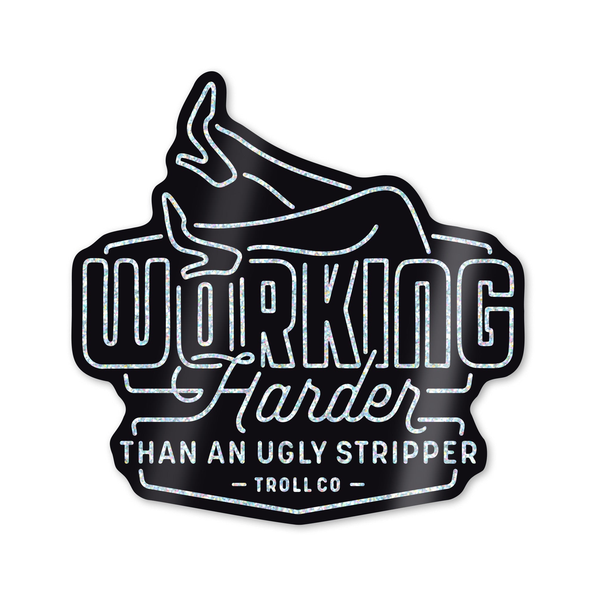 WHUS Sparkle Sticker