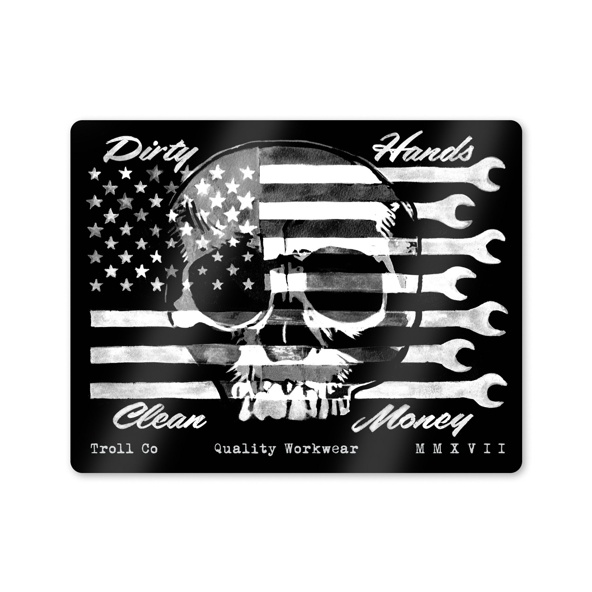 Flagship Skull Sticker