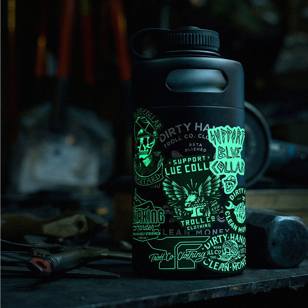 Jumbo Glow Sticker Pack -