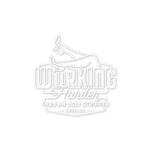 WHUS Neon Decal | Color: White