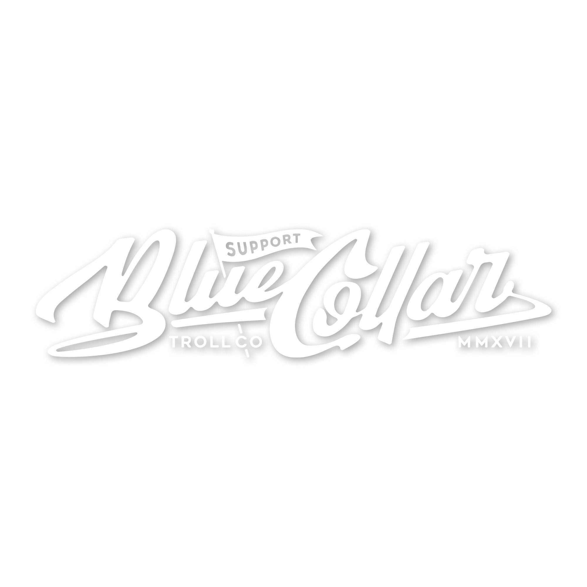 SBC Banner Decal - Color: White