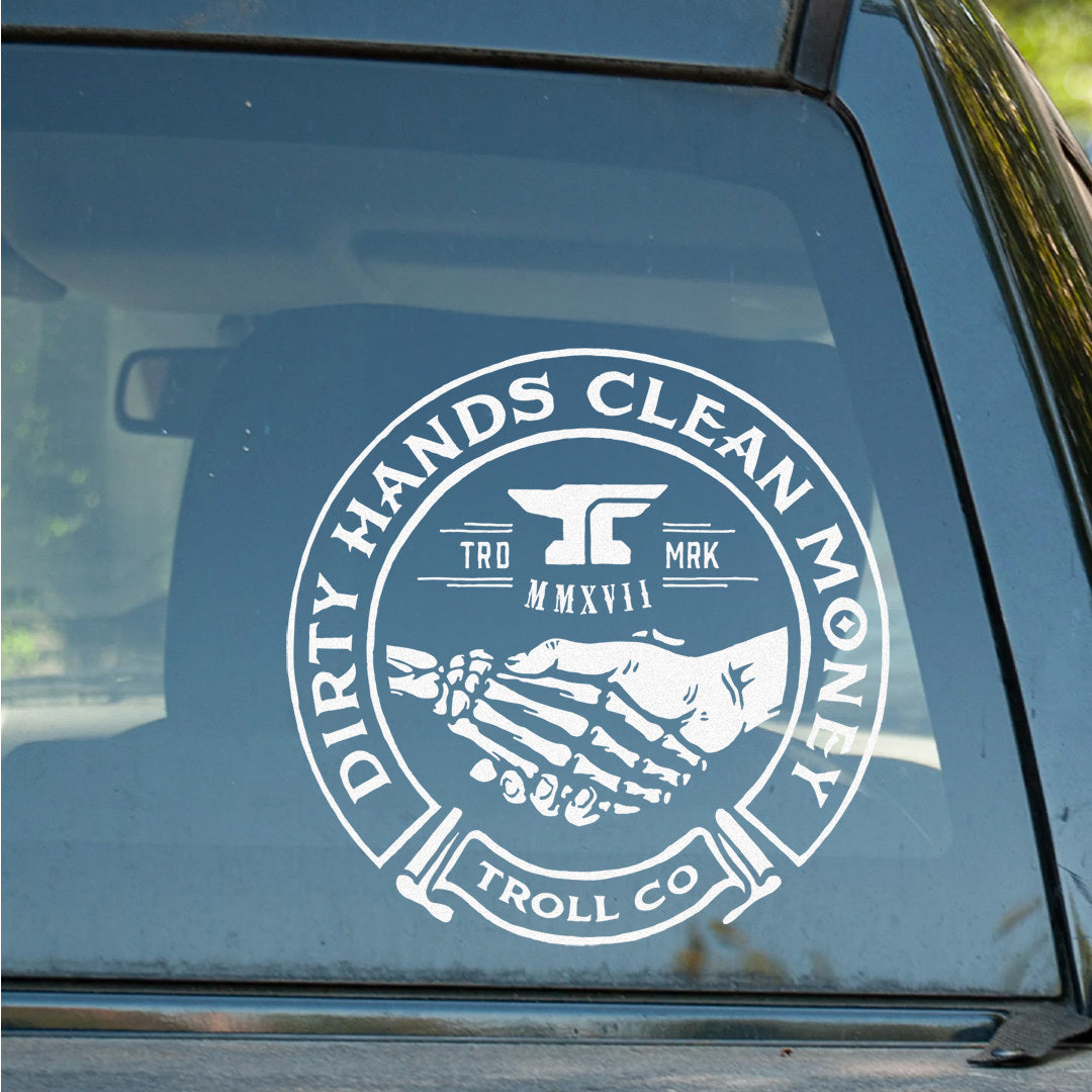 Haggler Decal - Color: White