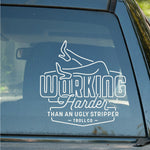 WHUS Neon Decal - Color: White