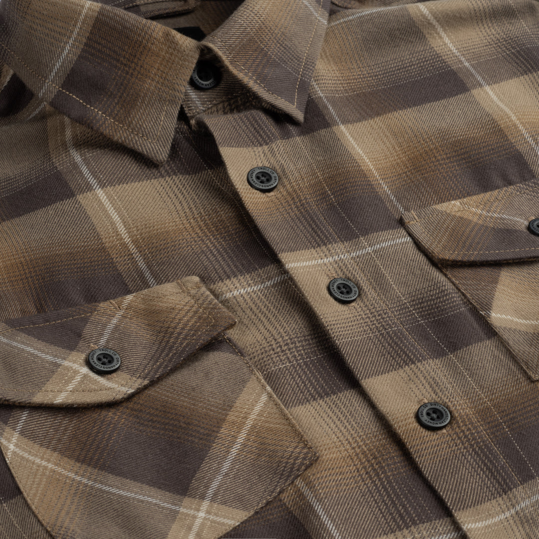 Men's DHCM Flannel | Color: Brown