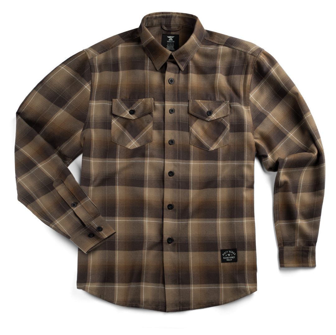 Men's DHCM Flannel | Color: Brown