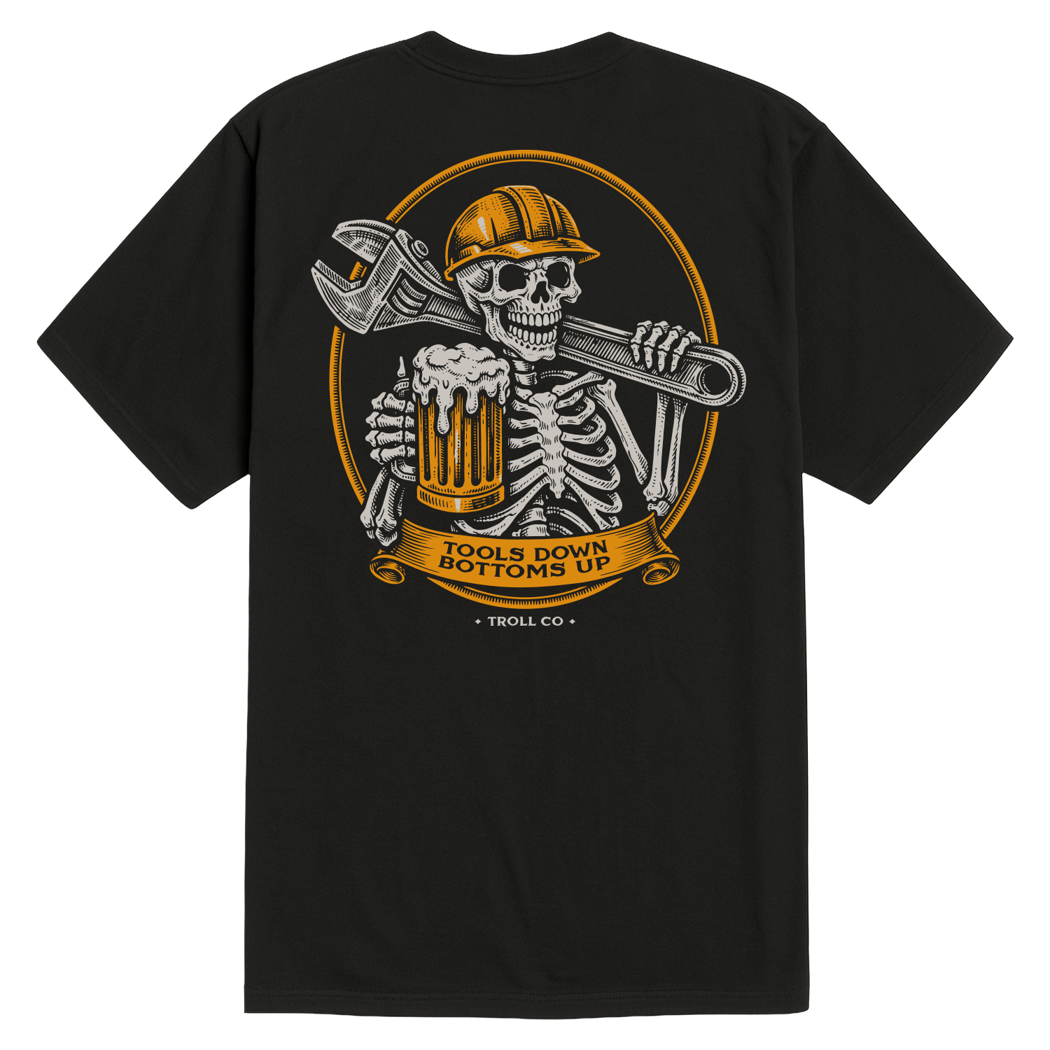 Men's Tools Down Cheers T-Shirt | Color: Black
