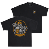 Men's Tools Down Cheers Heavyweight T-Shirt | Color: Black