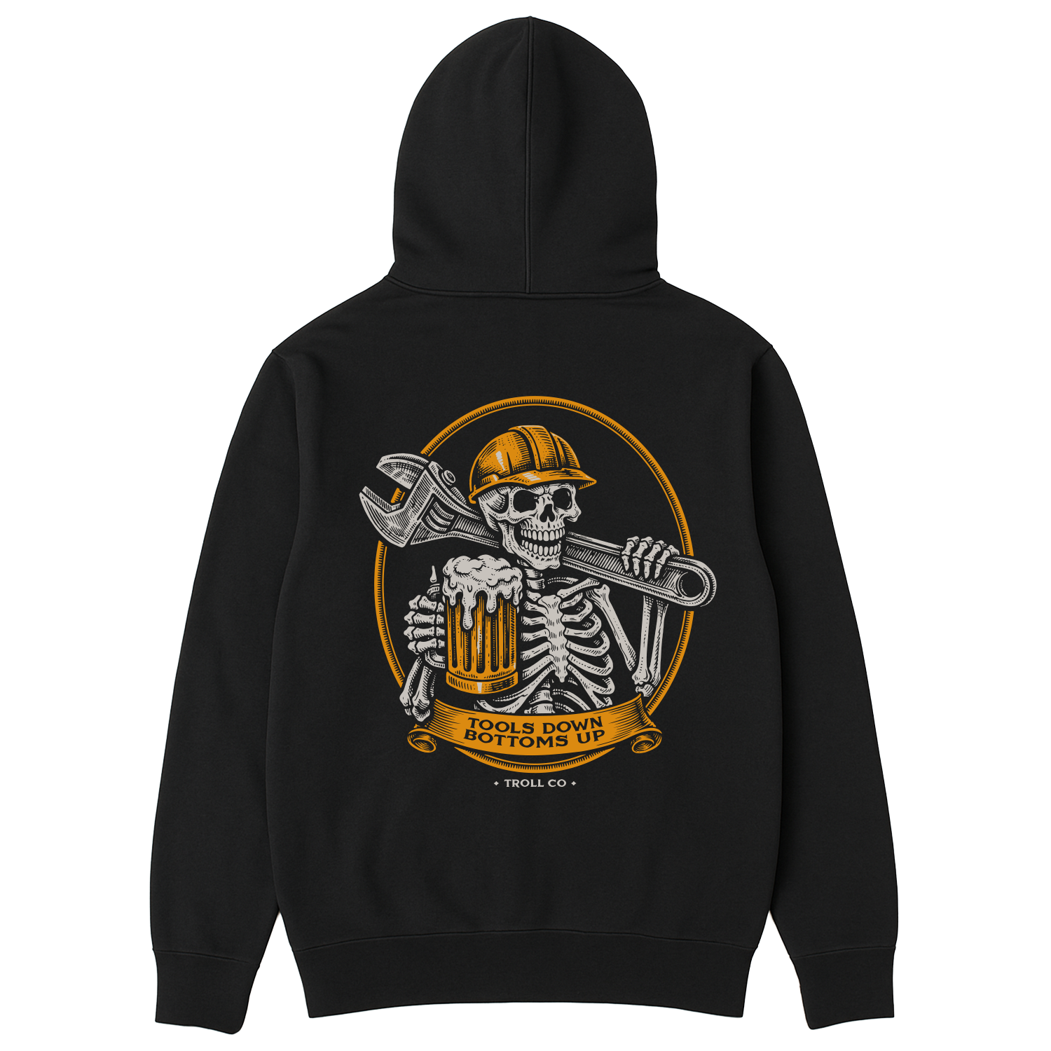 Men's Tools Down Cheers Hoodie | Color: Black