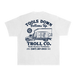 Men's Tools Down Delivery Heavyweight Pigment Dye T-Shirt | Color: White