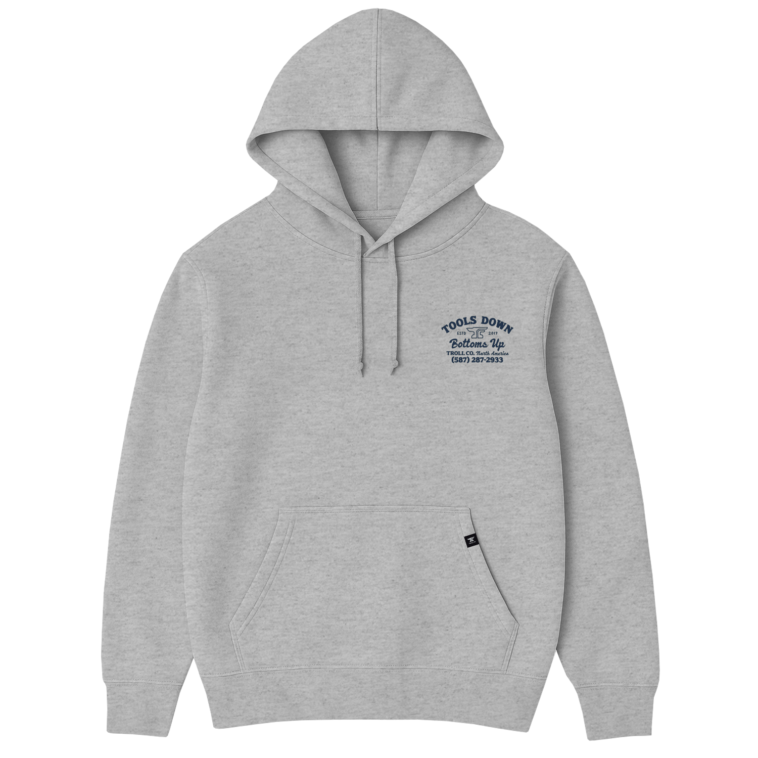 Men's Tools Down Delivery Hoodie | Color: Gray Heather