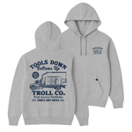 Men's Tools Down Delivery Hoodie | Color: Gray Heather