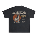 Men's Buck Off Heavyweight Pigment Dye T-Shirt | Color: Black