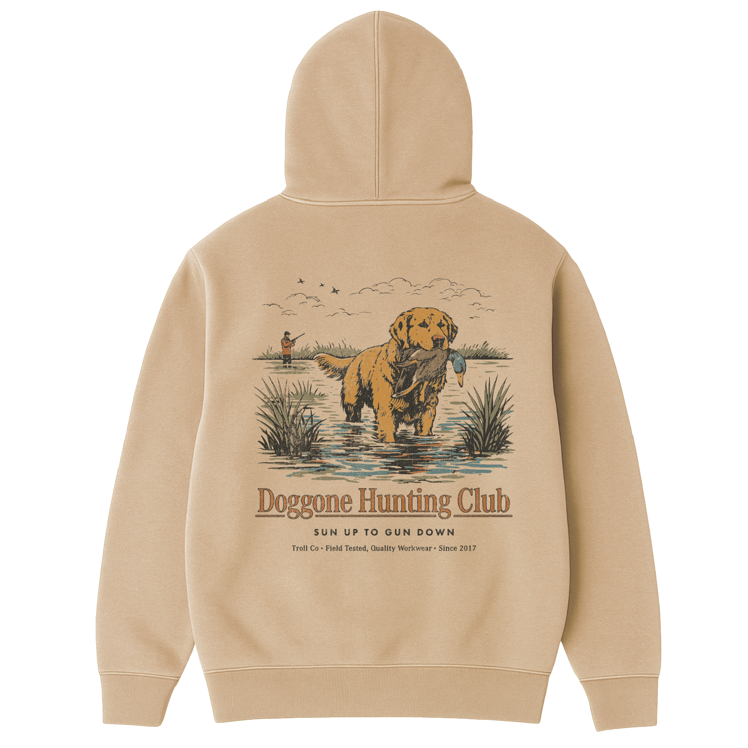 Men's Doggone Hoodie | Color: Mushroom