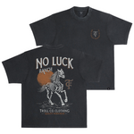 Men's No Luck Ranch Heavyweight Pigment Dye T-Shirt | Color: Black