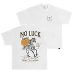 Men's No Luck Ranch Heavyweight Pigment Dye T-Shirt | Color: White