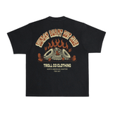 Men's Burnt Out Heavyweight T-Shirt | Color: Black