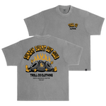 Men's Burnt Out Heavyweight Pigment Dye T-Shirt | Color: Tornado